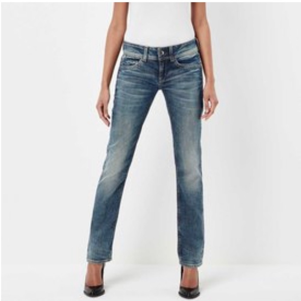 G-Star Midge Straight Jeans